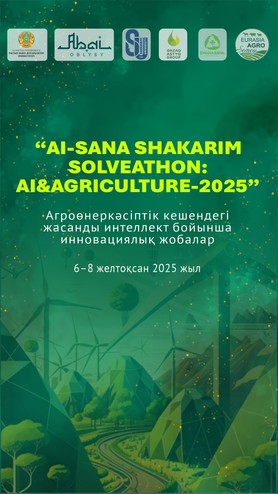Join the AI-Sana Shakarim Solveathon!