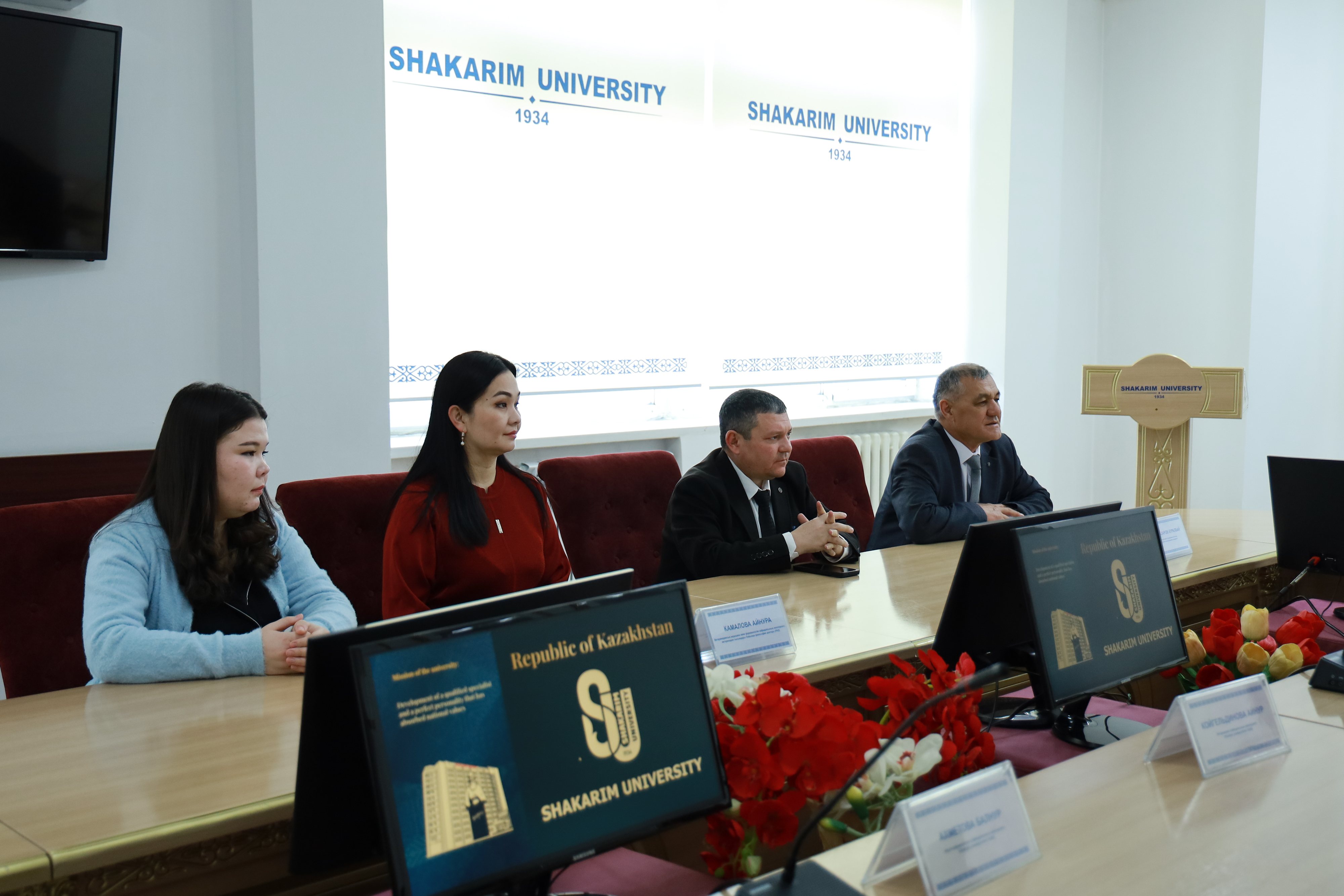 Scientists of Samarkand University at Shakarim University
