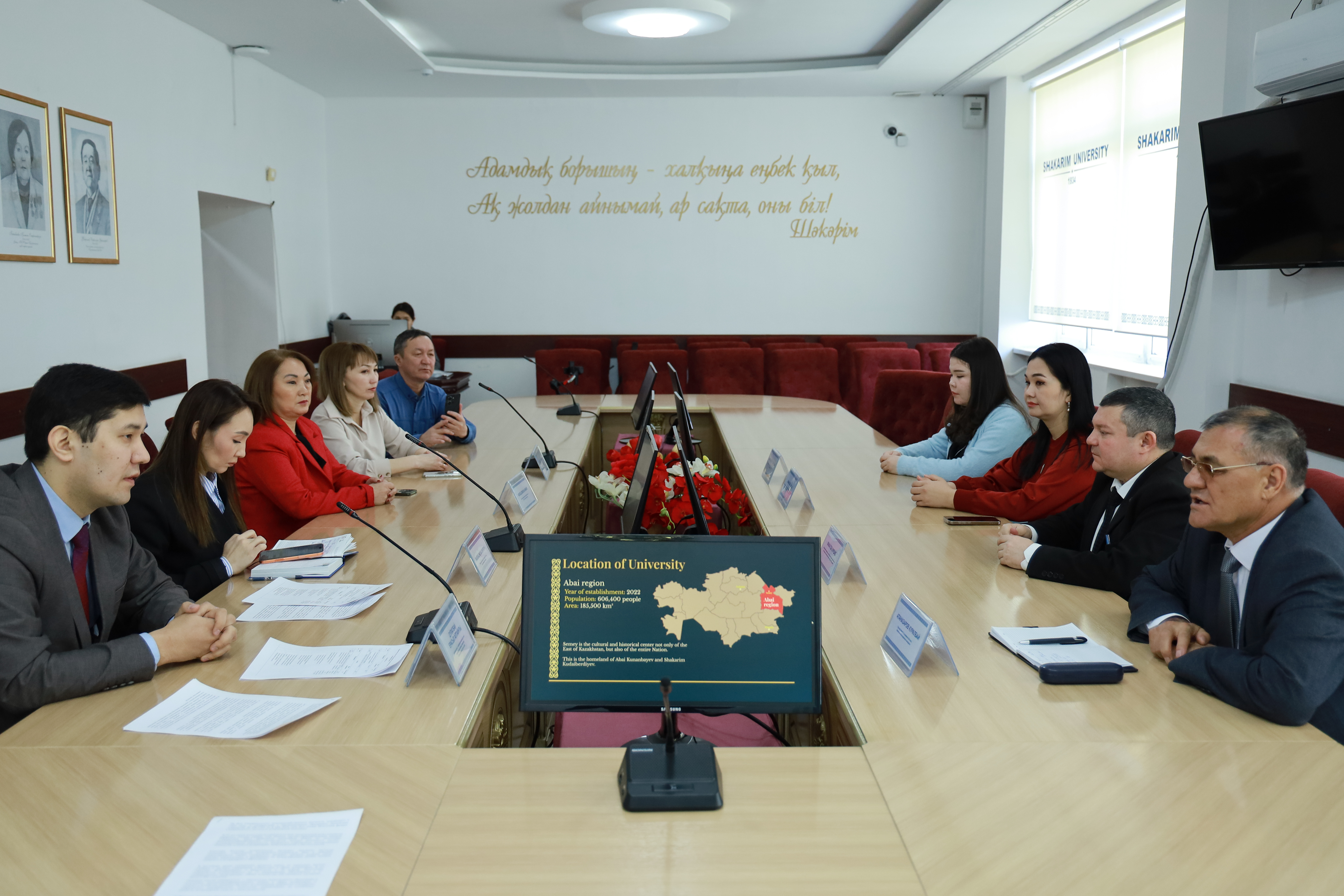 Scientists of Samarkand University at Shakarim University
