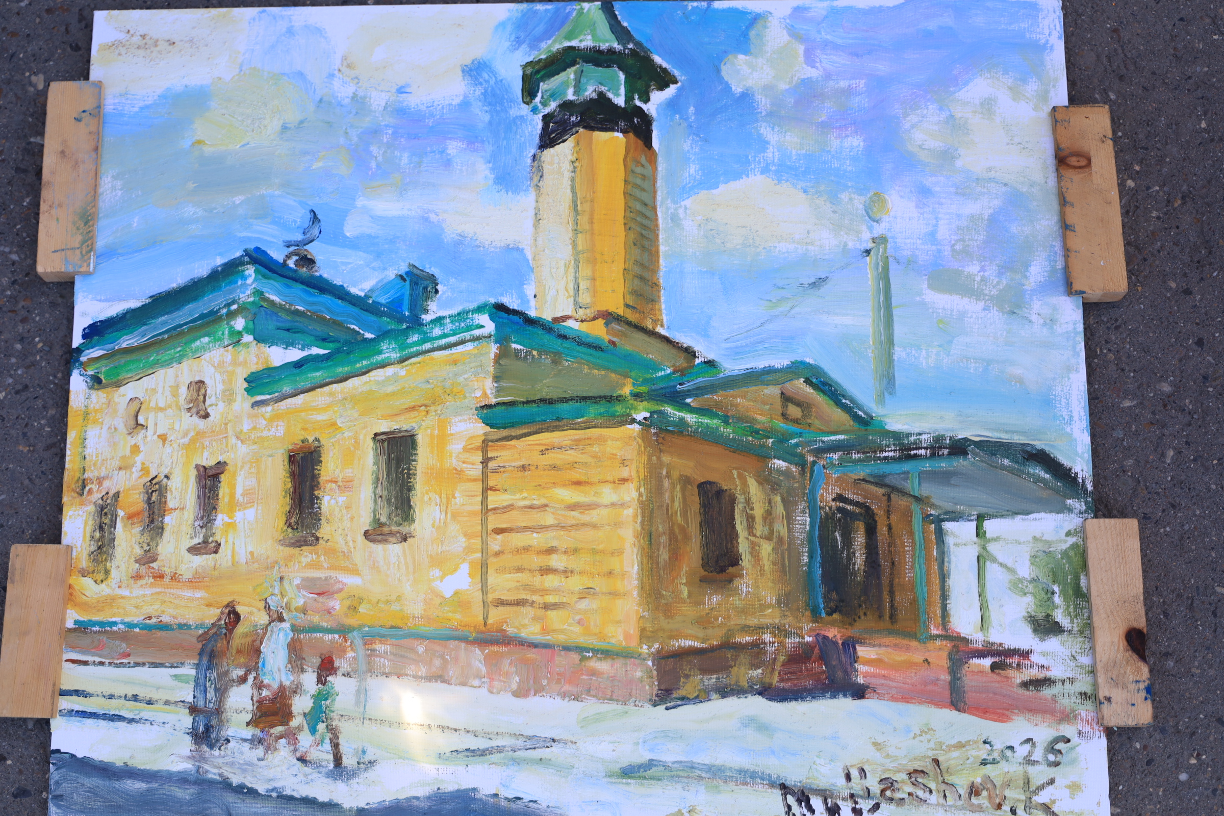 Well-known artists took part in creative plein air in Semipalatinsk
