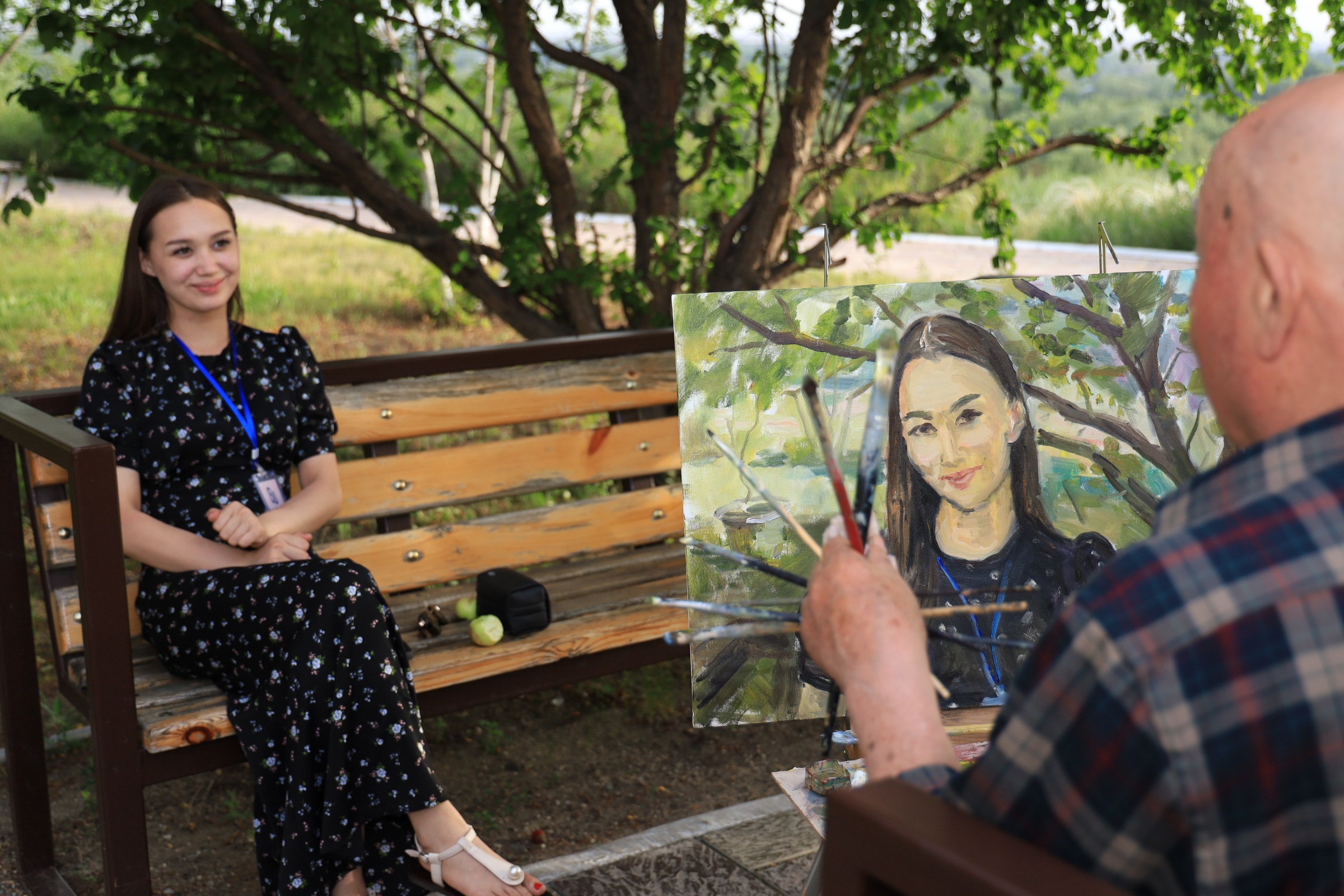 Well-known artists took part in creative plein air in Semipalatinsk