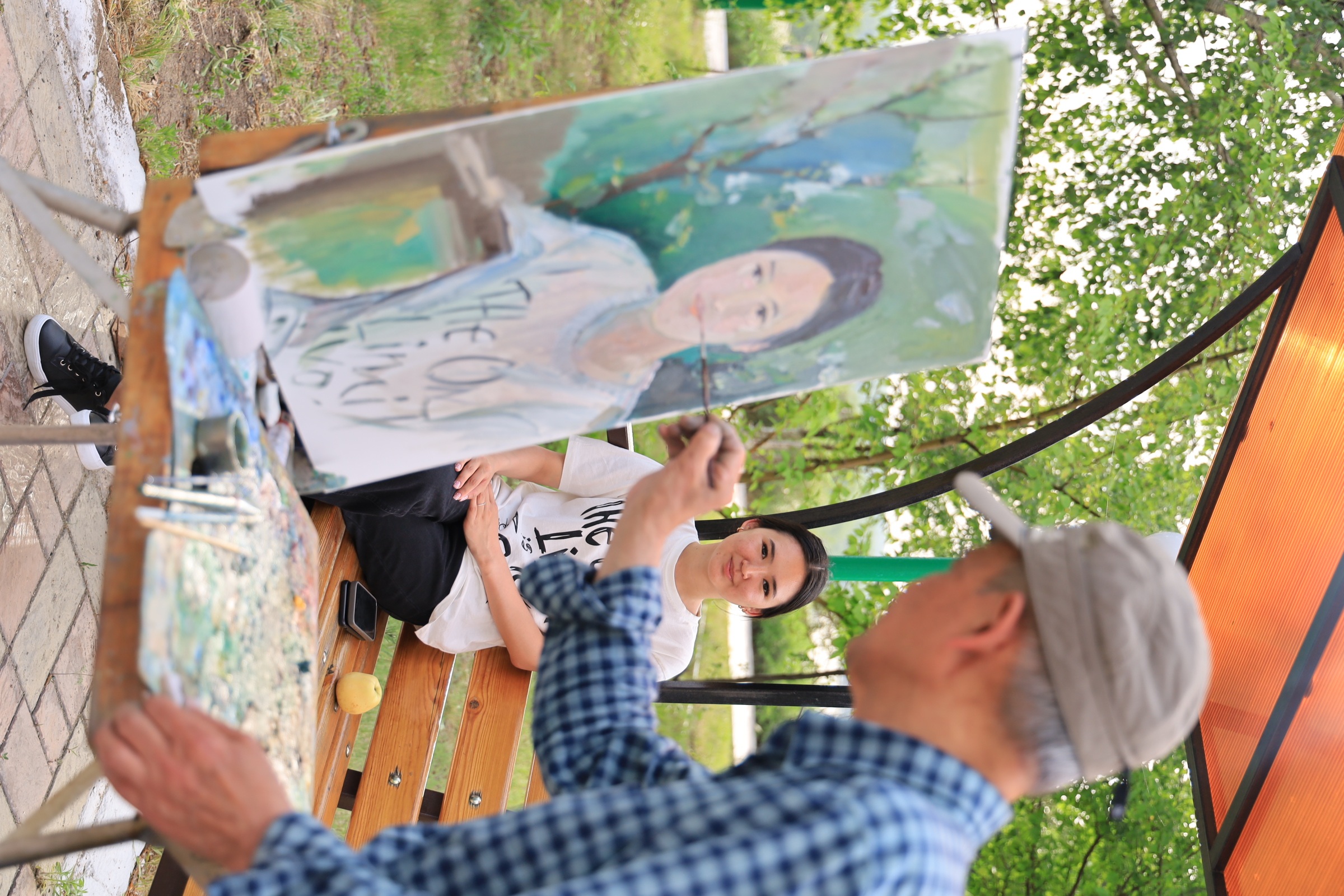 Well-known artists took part in creative plein air in Semipalatinsk