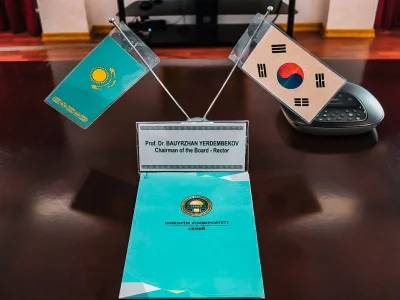 ОҢТҮСТІК КОРЕЯ ЕЛІНІҢ КЬЮНГДОНГ УНИВЕРСИТЕТІМЕН МЕМОРАНДУМҒА ҚОЛ ҚОЙЫЛДЫ.